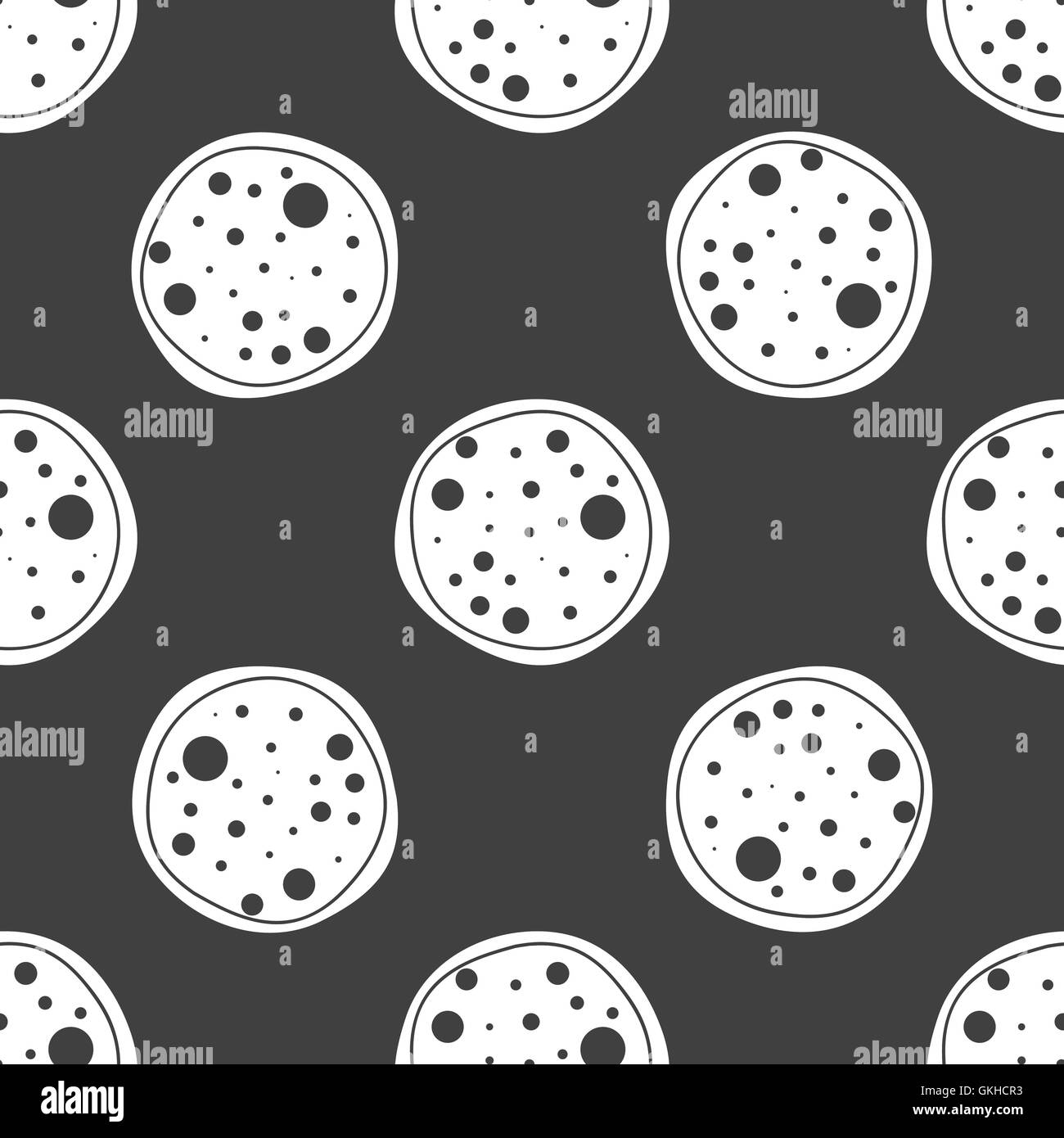 Pizza de dibujos animados Imágenes de stock en blanco y negro Alamy