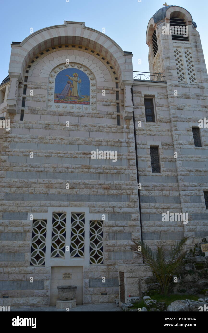 Iglesia de San Pedro en Gallicantu, Jerusalem, Israel Fotografía de