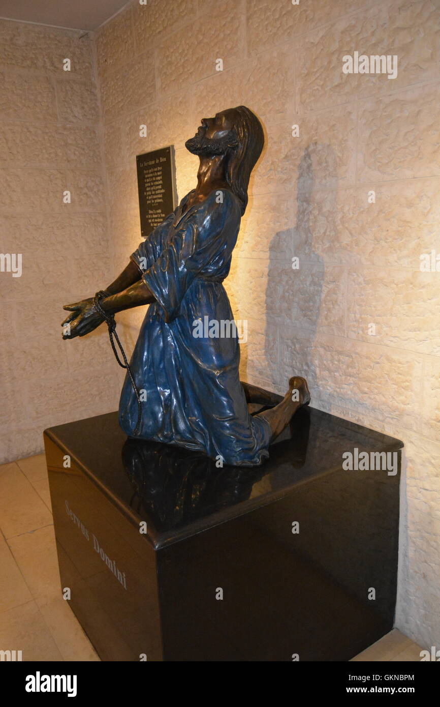 Iglesia de San Pedro en Gallicantu, Jerusalem, Israel Fotografía de