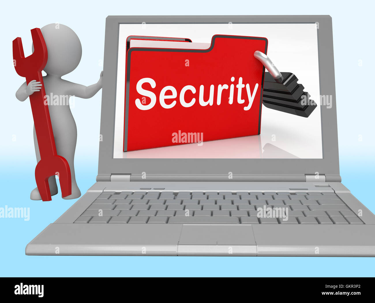 Significado de archivo protegido con contraseña de seguridad 3D Rendering  Fotografía de stock - Alamy