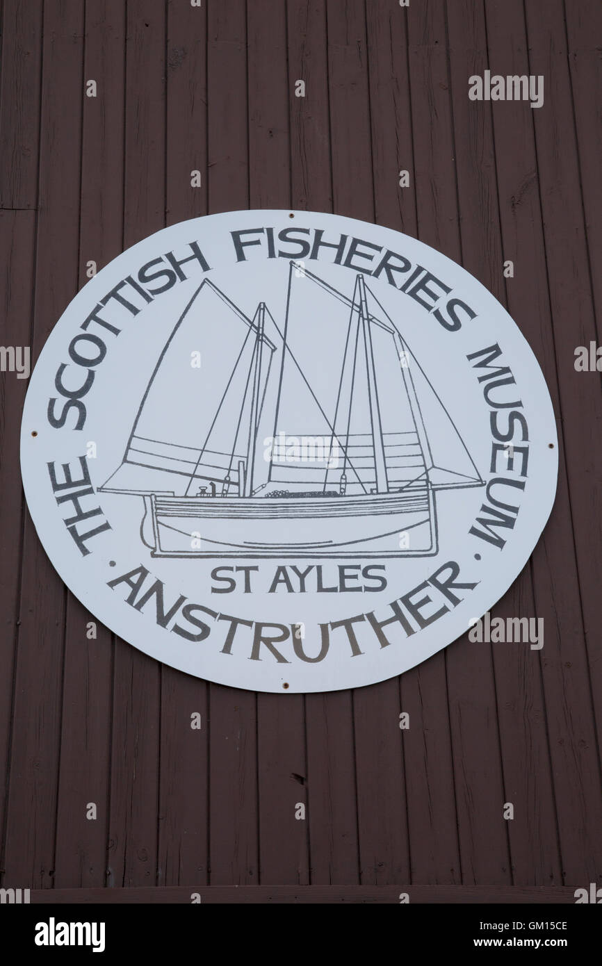 Museo de Pesca escocés, Anstruther, Fife, Escocia, Reino Unido Foto de stock