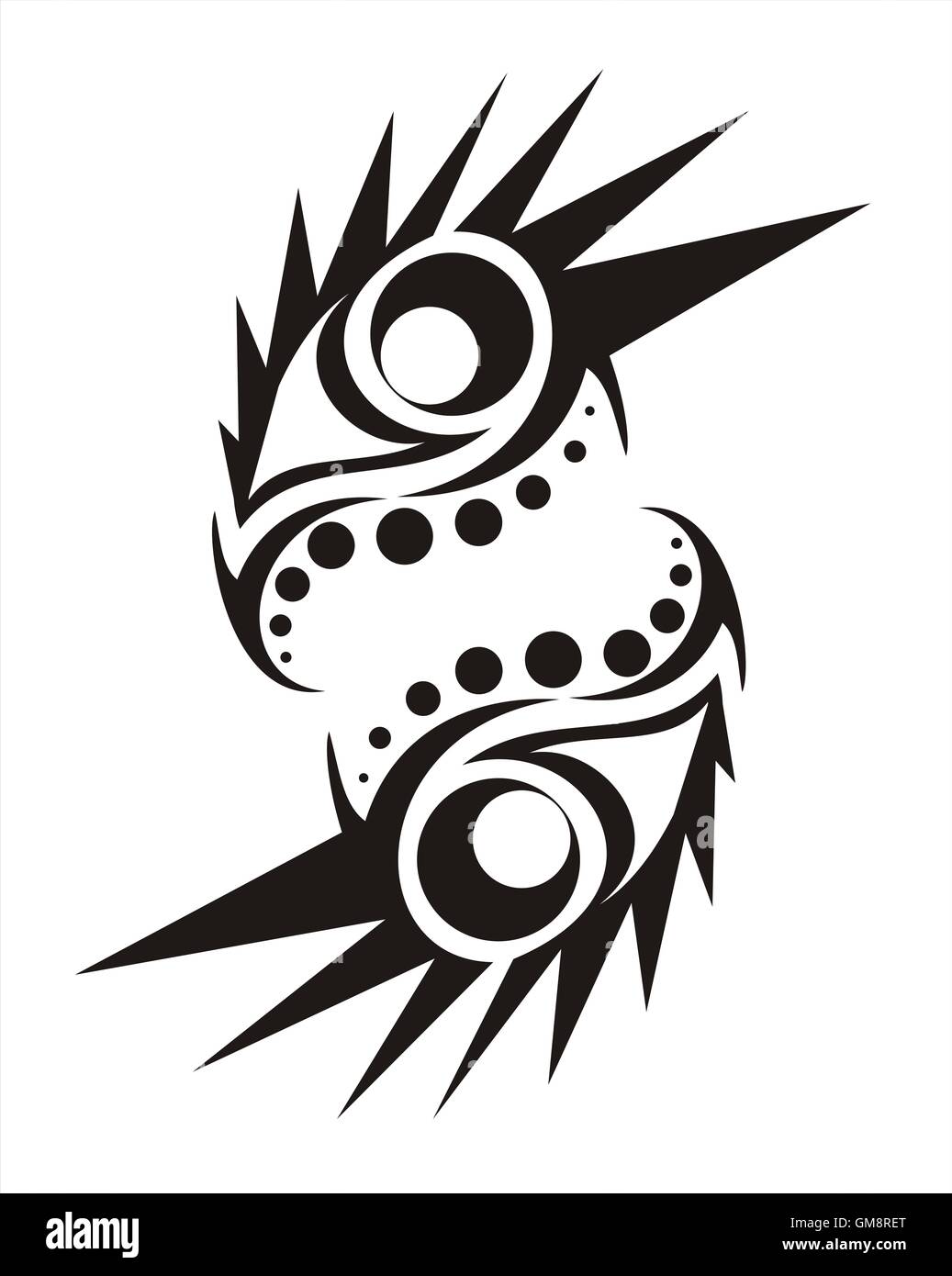 tatuajes tribales Foto de stock