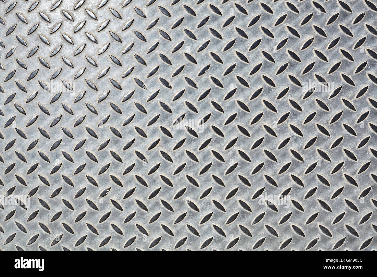 Piso de acero, patrón de fondo o textura. Foto de stock