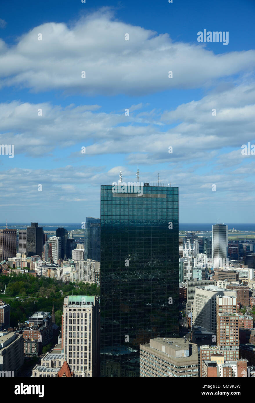 Massachussets, Boston, escena urbana con edificios de oficinas Foto de stock