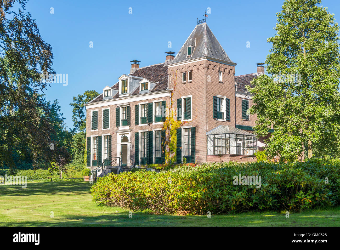 Manor Estate Boekesteyn en 's Graveland, distrito de Gooi, Países Bajos Foto de stock