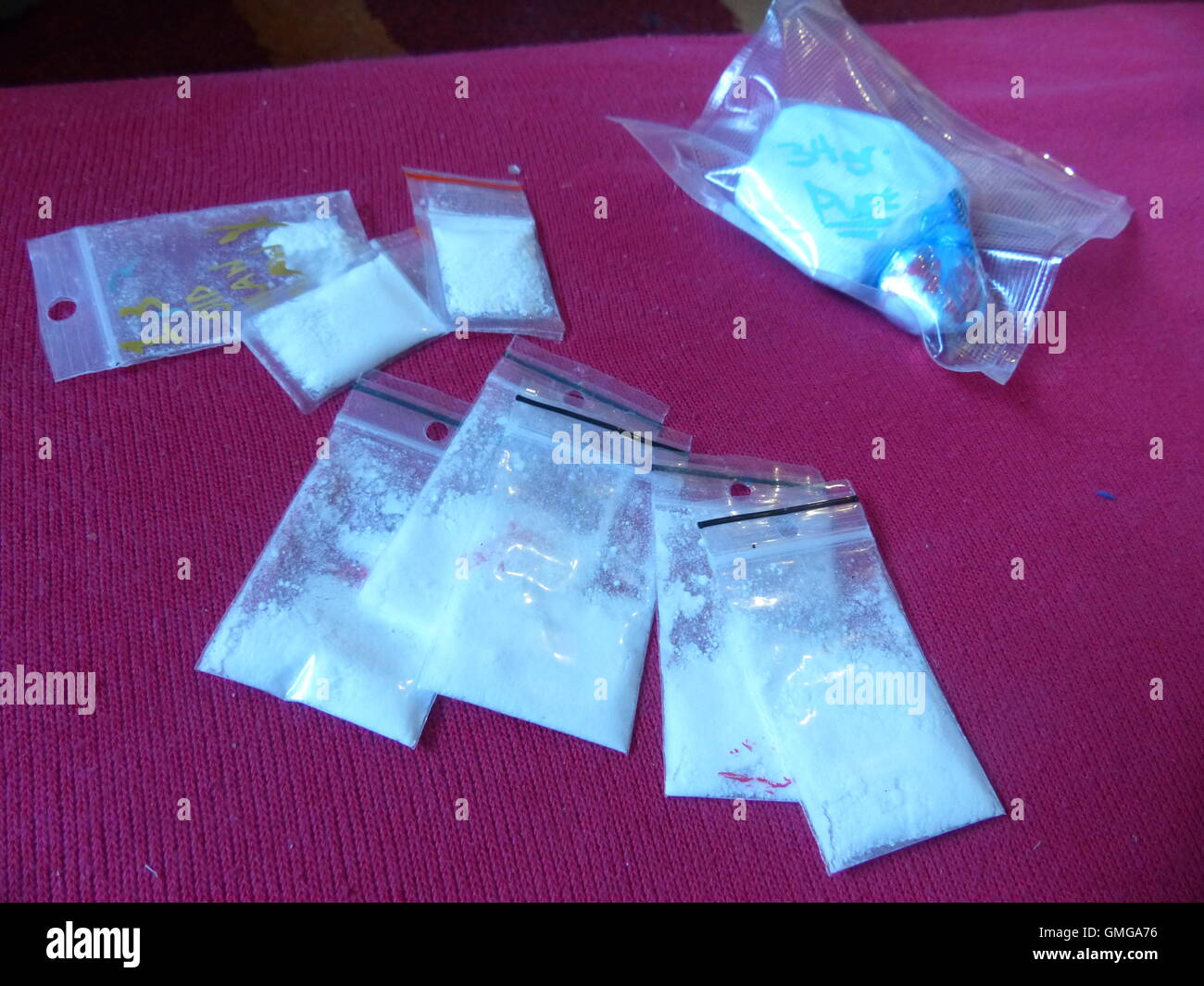 Las drogas ilegales, la cocaína Fotografía de stock Alamy