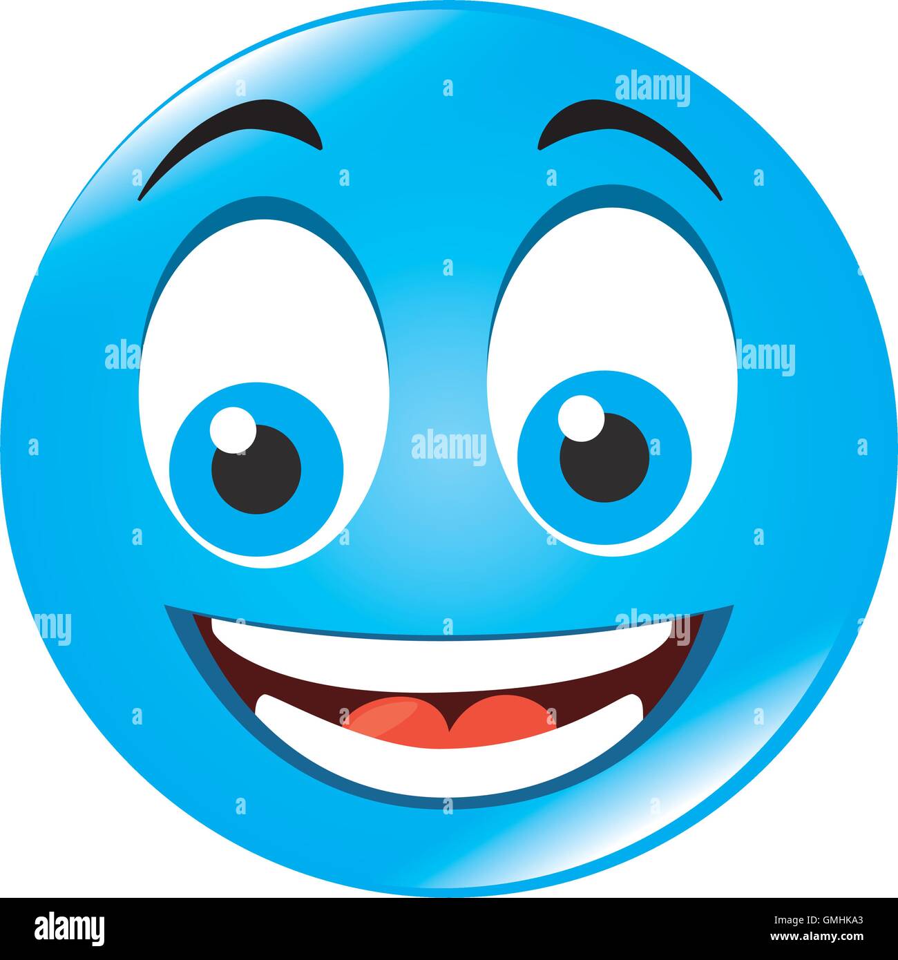 Emoticon De Sentimientos De Dibujos Animados Imagen Vector De Stock Alamy