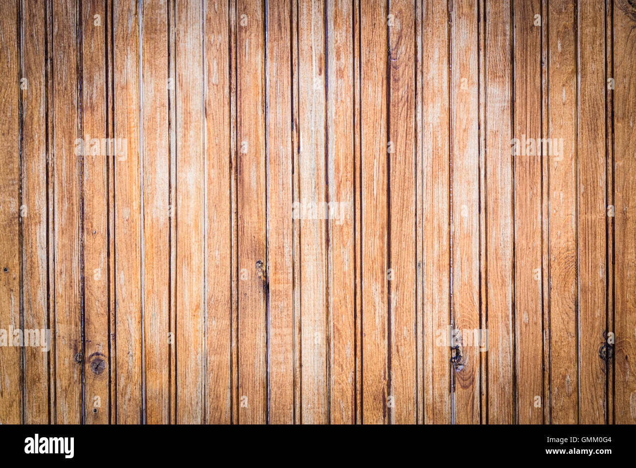 Los tablones de madera vieja marrón claro fundamento Foto de stock