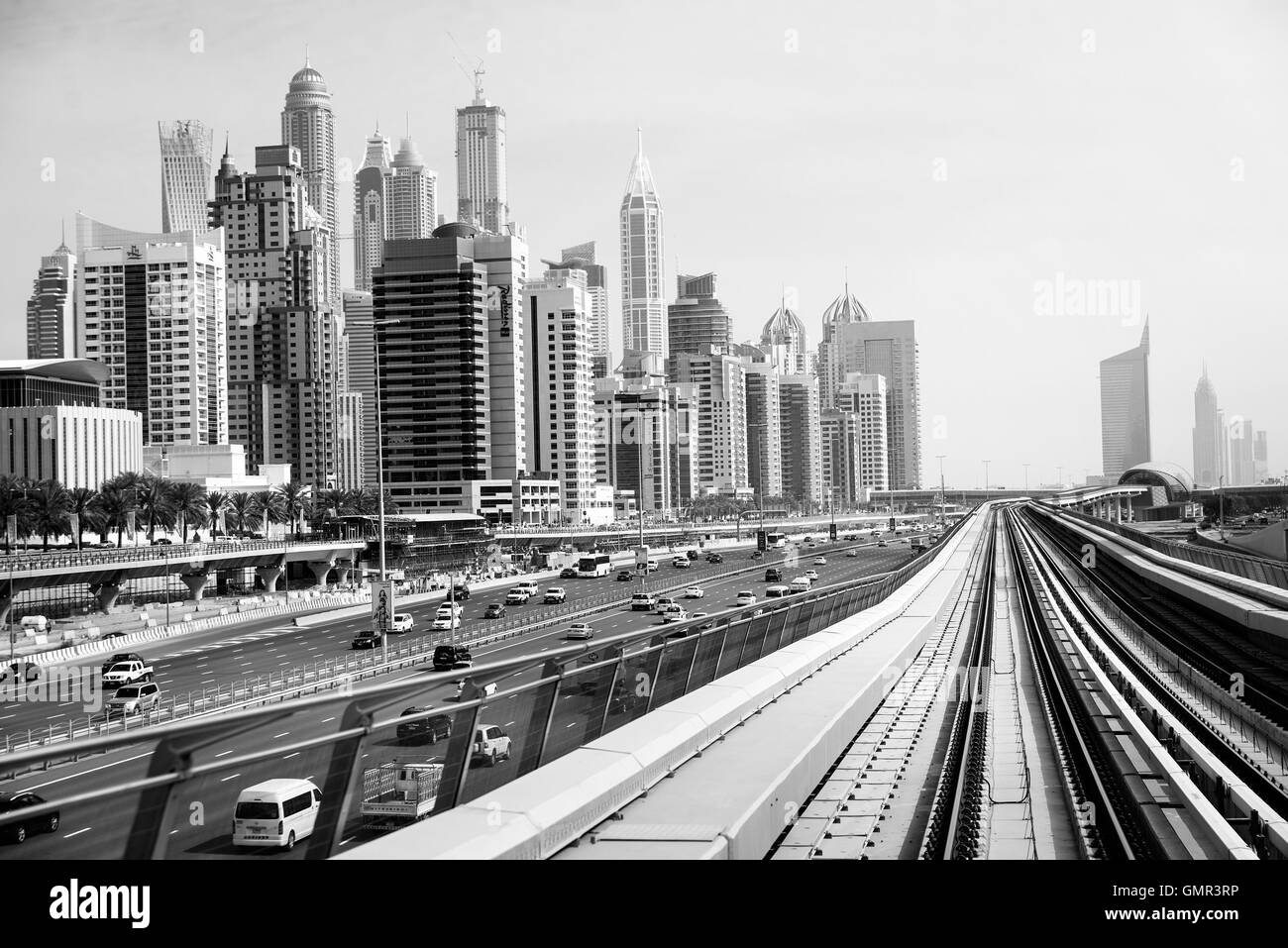 Dubai ciudad moderna Foto de stock