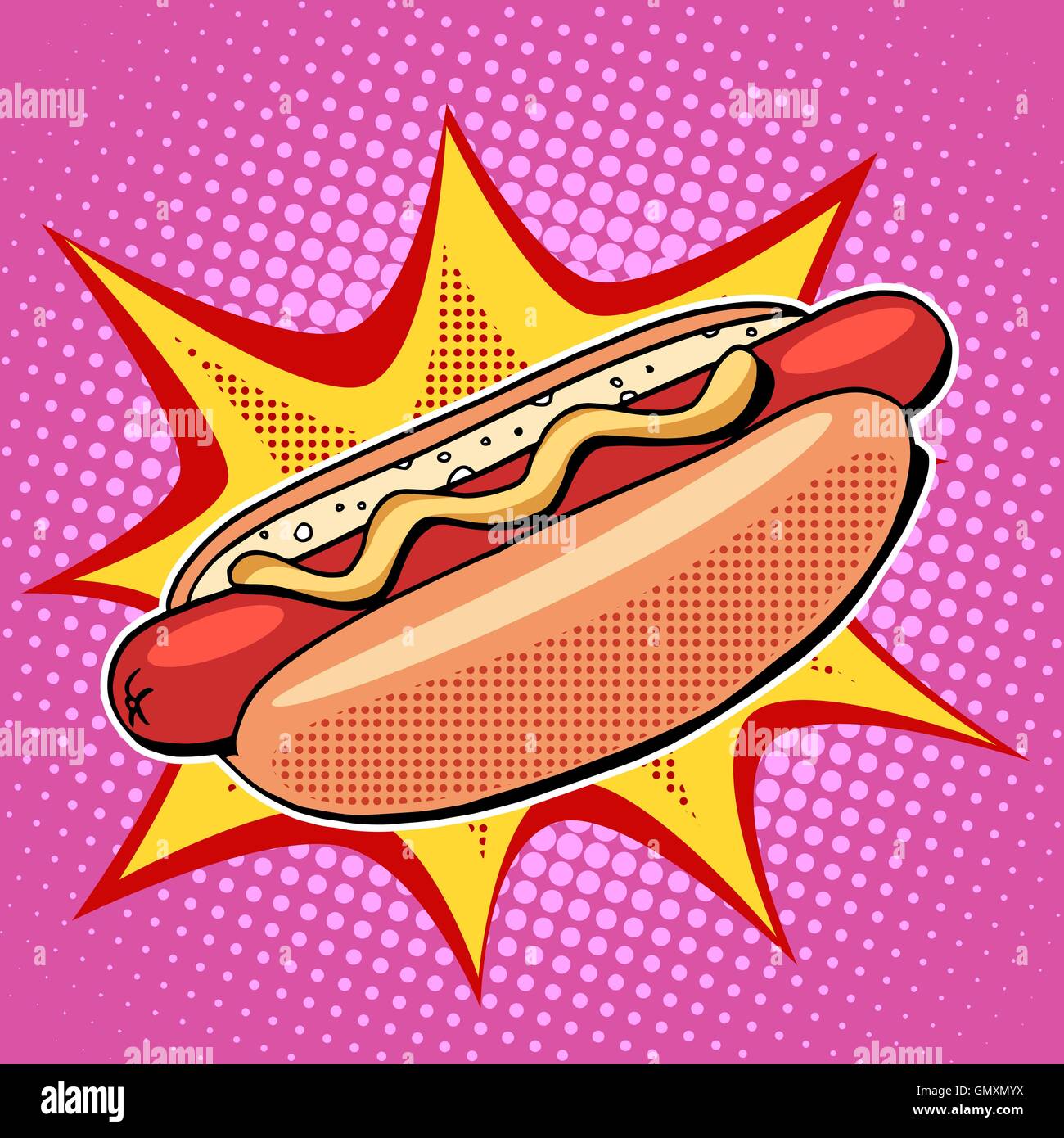 Comida pop art Imágenes vectoriales de stock - Alamy