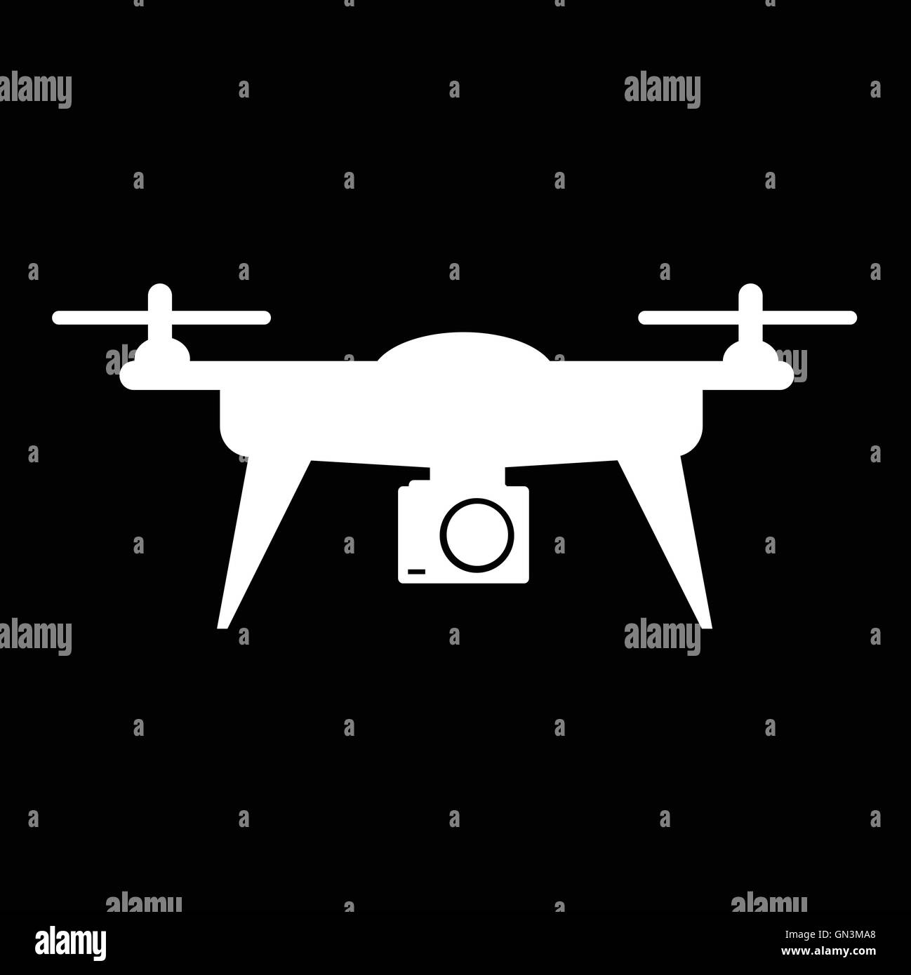 Icono de Drone ilustración design Ilustración del Vector