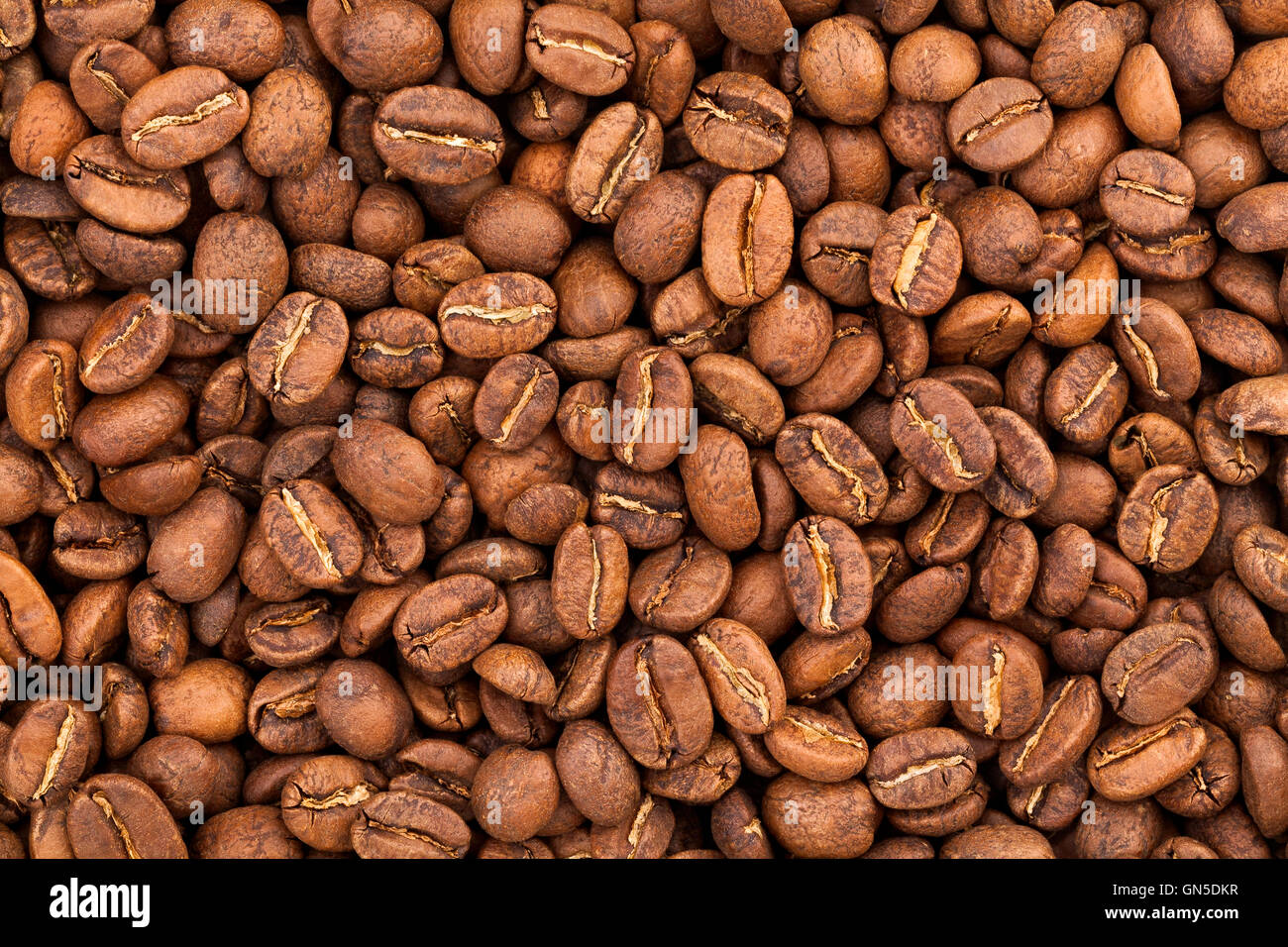 Textura de granos de café. Foto de stock