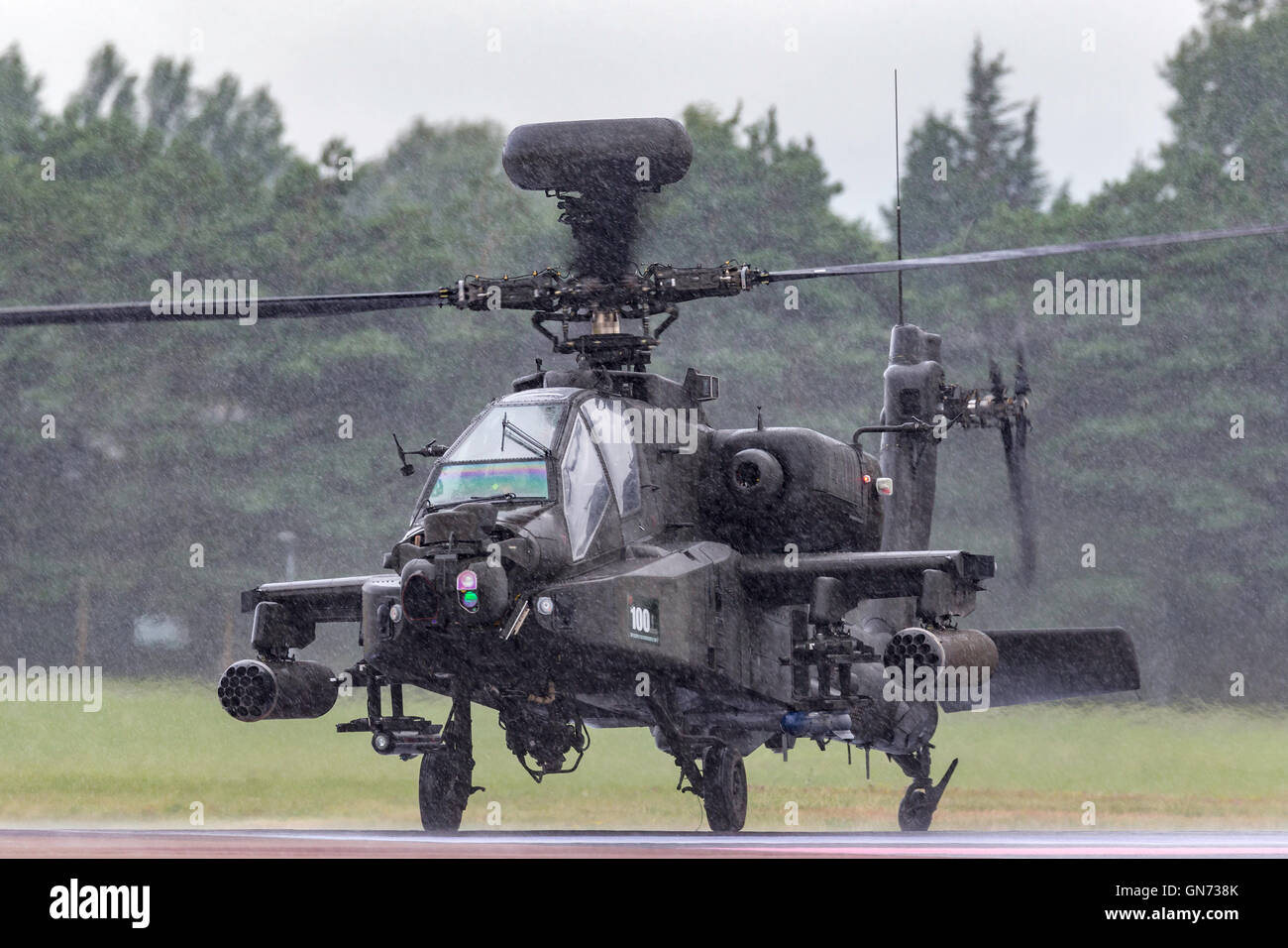 Royal Army Air Corps Westland WAH-64D Apache helicóptero de ataque Foto de stock