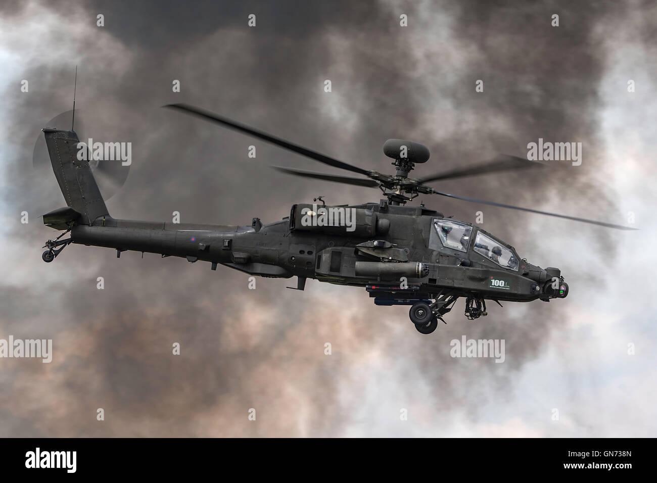 Royal Army Air Corps Westland WAH-64D Apache helicóptero de ataque Foto de stock