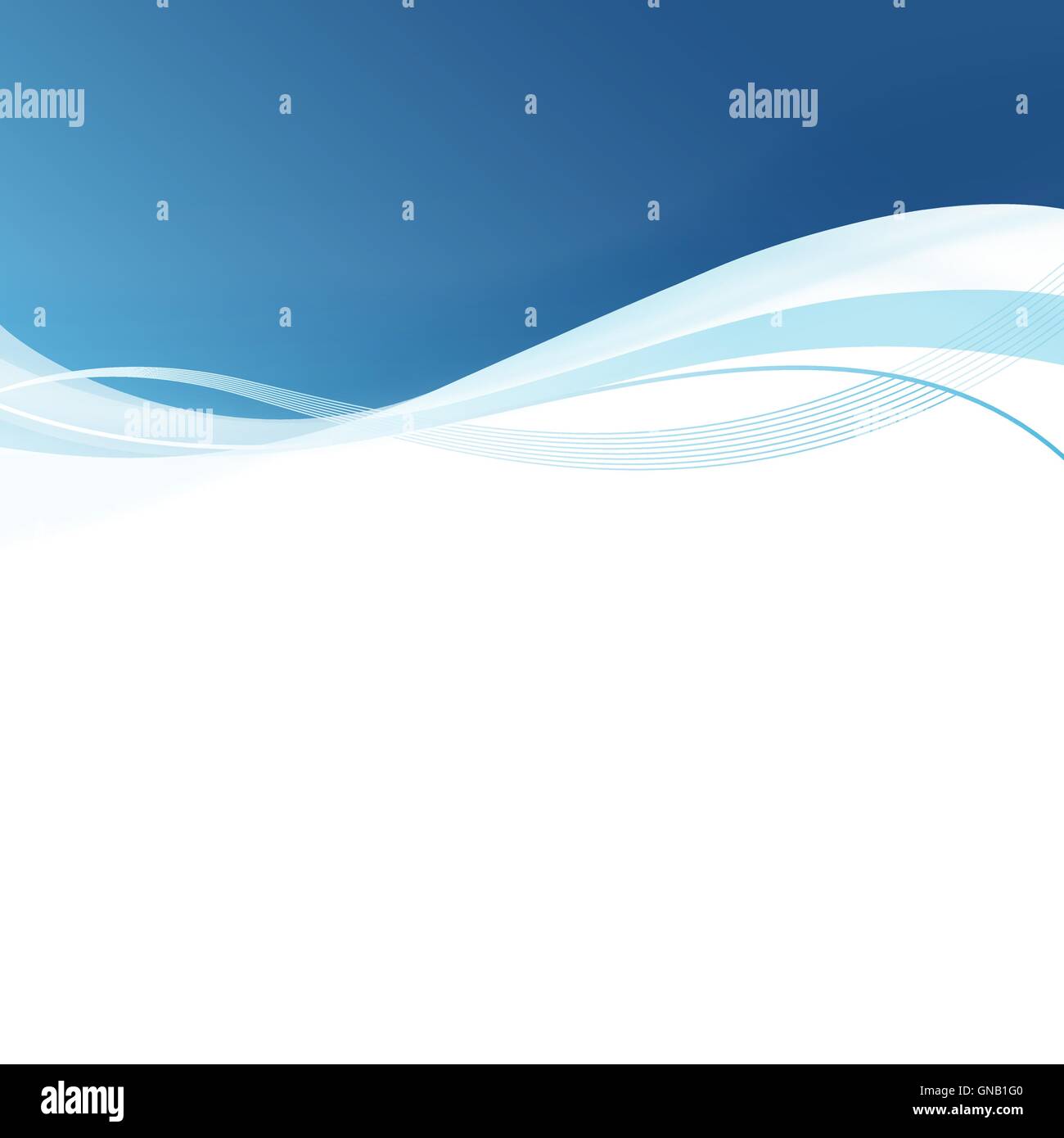 Suavizar líneas azules de fondo abstracto. Ilustración vectorial Ilustración del Vector