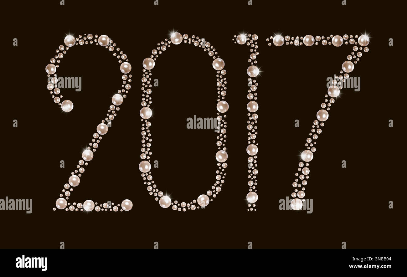Año Nuevo 2017. Сhristmas. Foto de stock