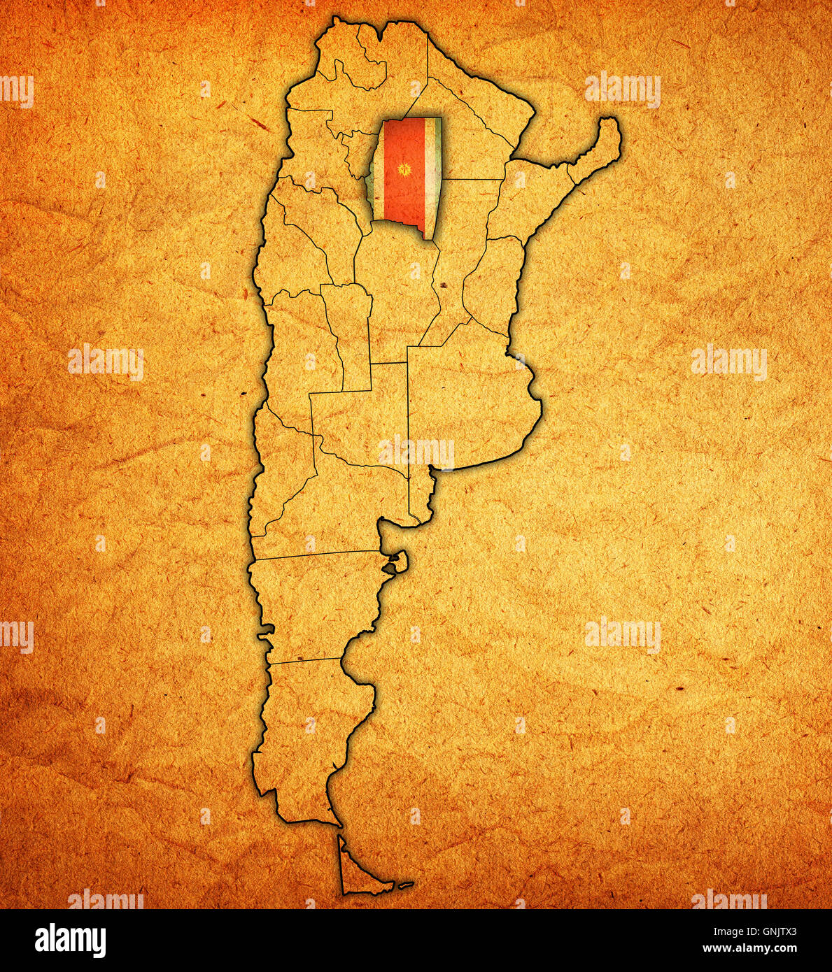 santiago-del-estero-regi-n-con-bandera-en-el-mapa-de-las-divisiones