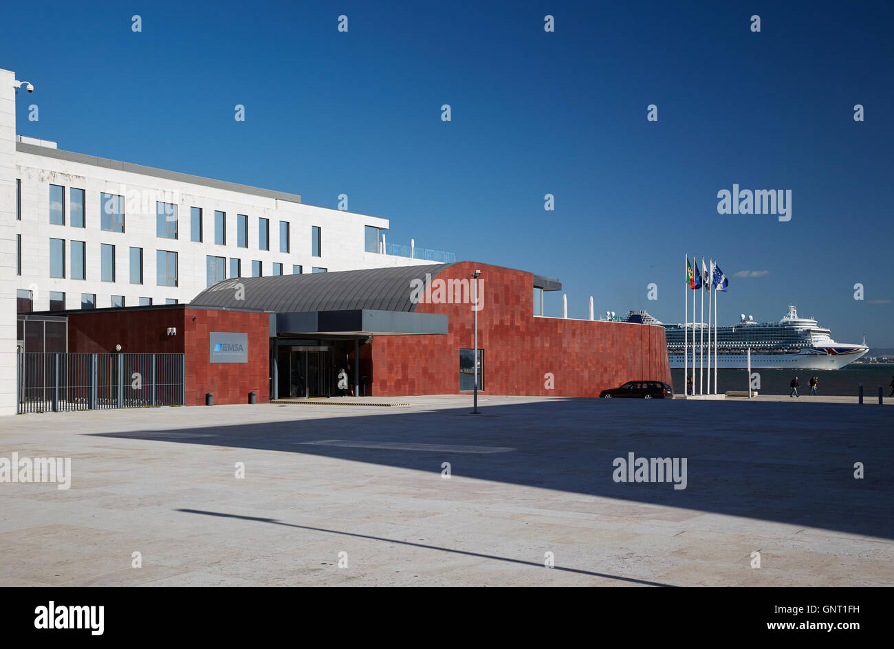 Lisboa, Portugal, los edificios de la AESM Foto de stock