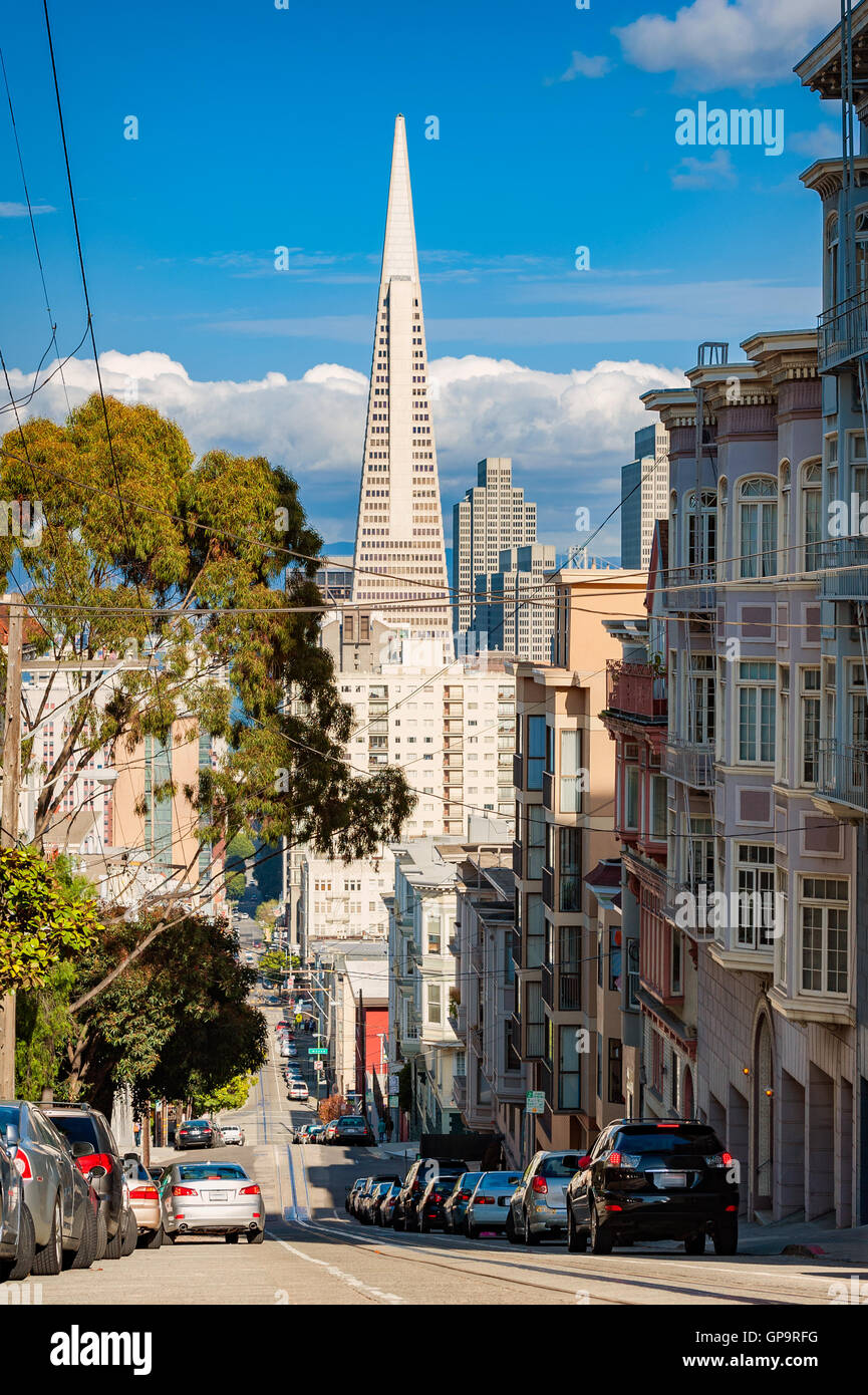 El centro de San Francisco. Foto de stock