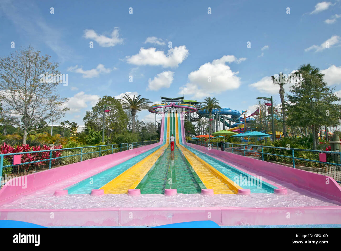 Orlando, Florida. Febrero 24, 2009. El Taumata Racer atracción acuática en  Aquatica Orlando, SeaWorld's Water Park Fotografía de stock - Alamy