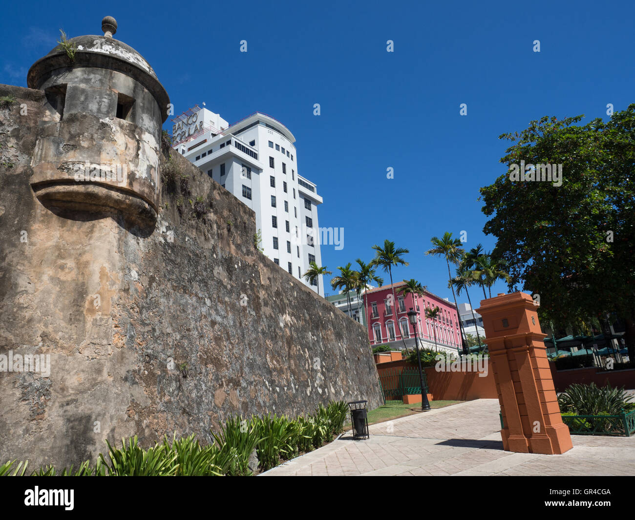 El Viejo San Juan de Puerto Rico Foto de stock