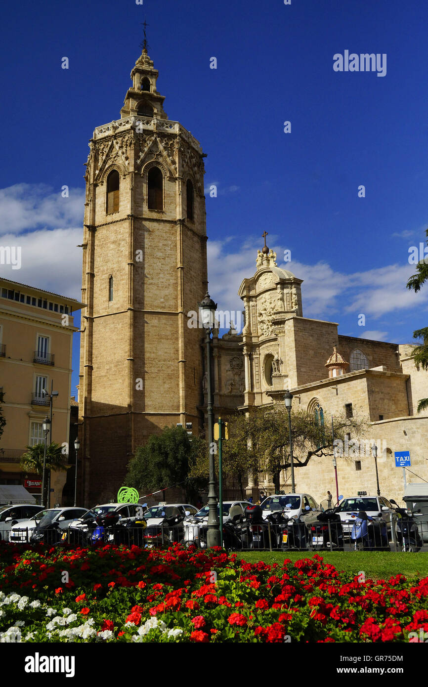Kathedrale desde Valencia Foto de stock