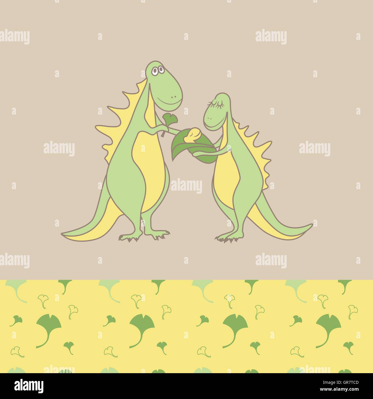 Familia De Dinosaurios Mama Papa Y Bebe Acogedor Desgaste Patrones Superior E Inferior Imagen Vector De Stock Alamy