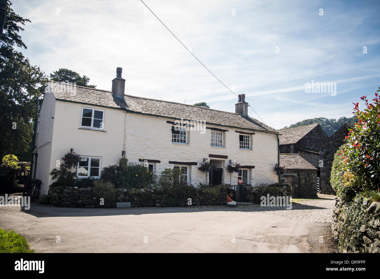 Yew Tree Farm, Rosthwaite, Borrowdale , Lake District, Cumbria Reino Unido Foto de stock