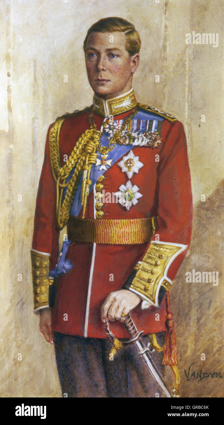 Eduardo VIII (1894-1972) en una pintura de Vandyk alrededor de 1920 Foto de stock