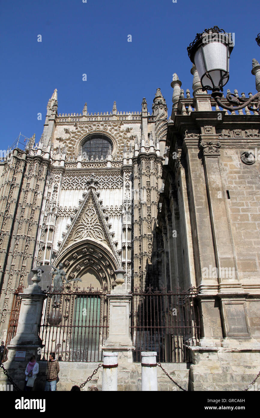Catedral de Sevilla Foto de stock
