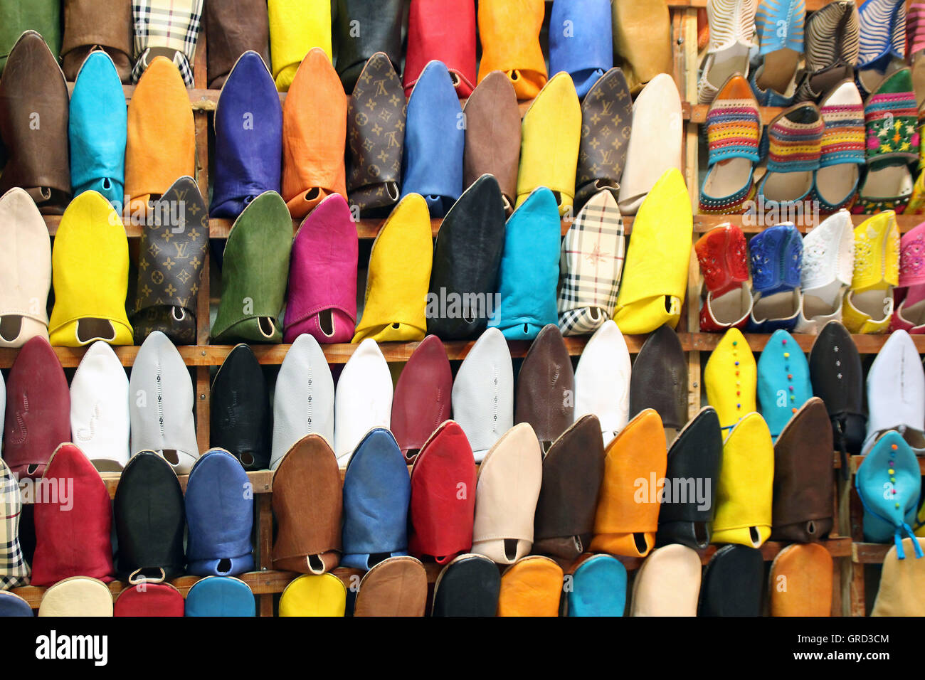 Selección de zapatos Foto de stock