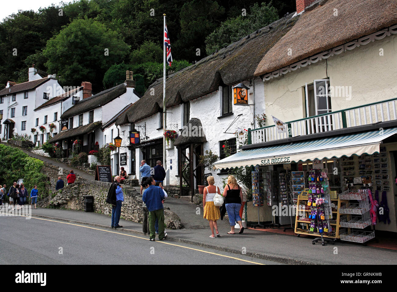 Mars Hill, Lynmouth, Devon Foto de stock