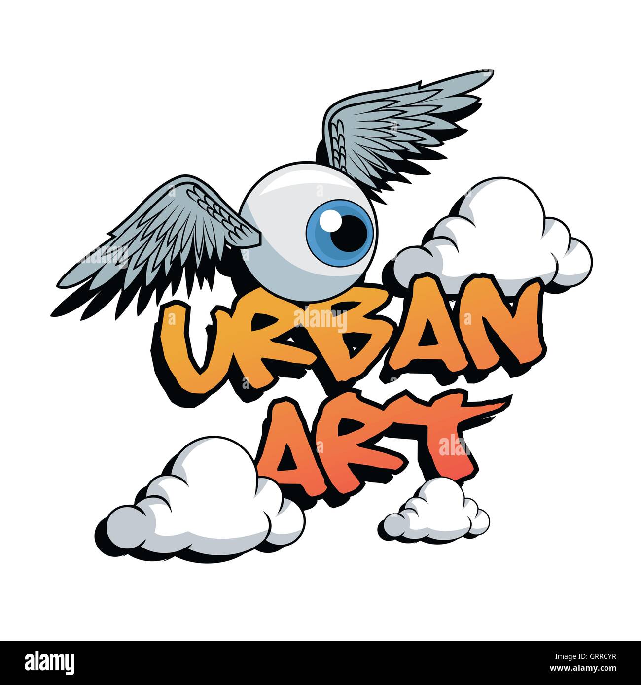 Arte urbano y diseño de graffiti Imagen Vector de stock - Alamy