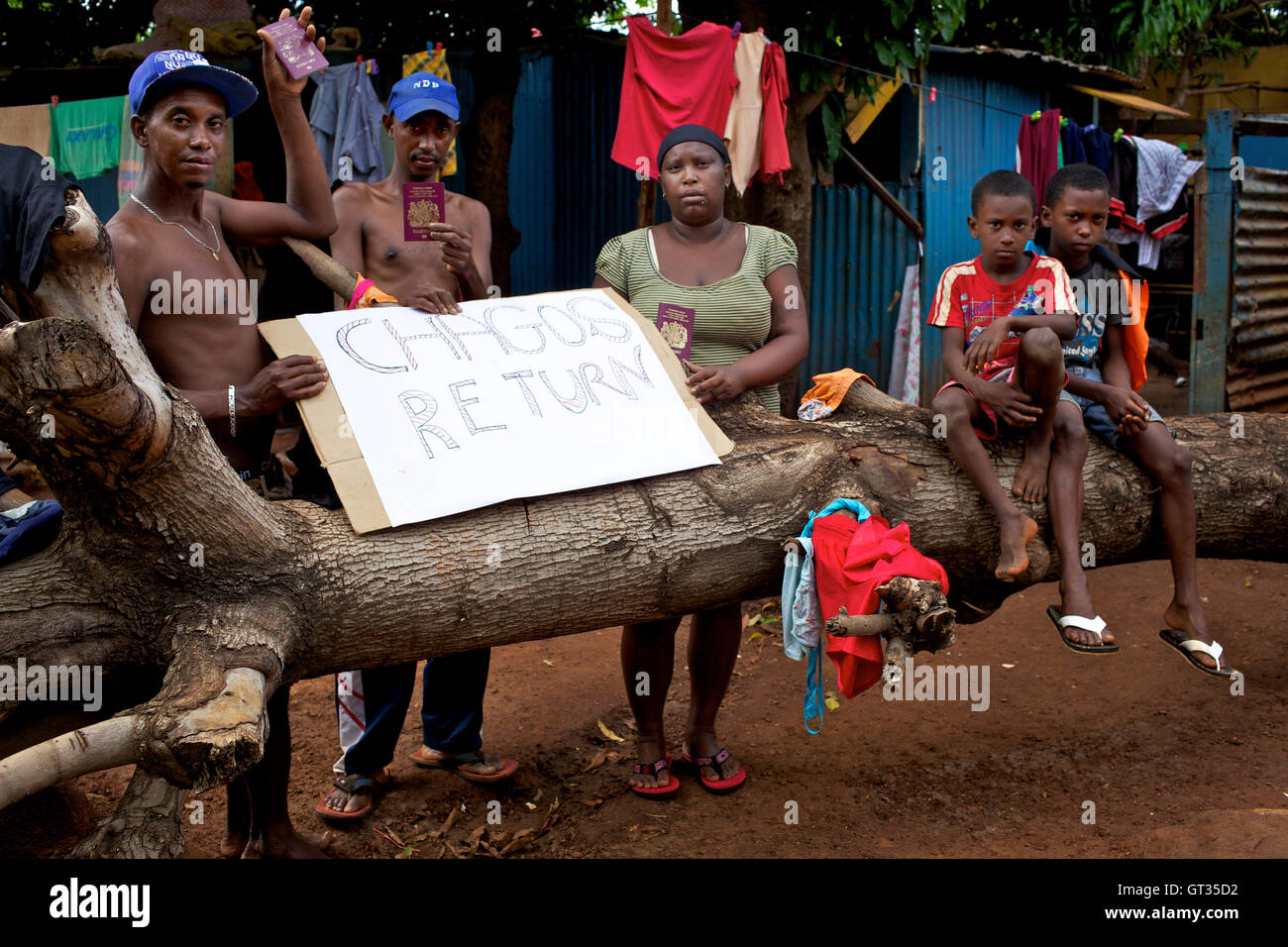 Chagos 07/04/2012 Mauricio / PortLouis La familia de Meri Elysee