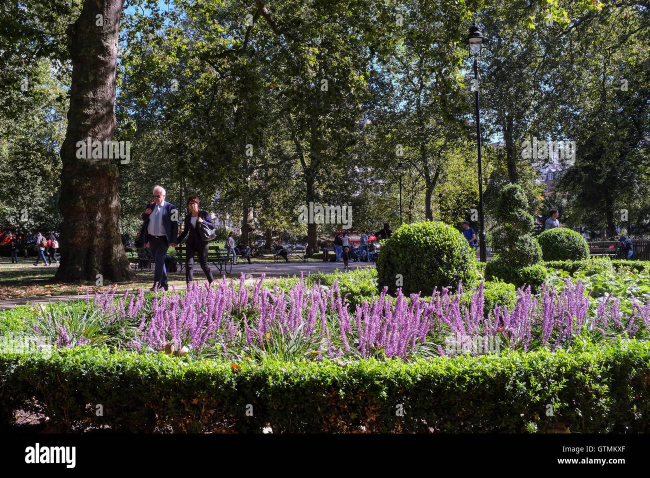 Russell Square, Bloomsbury, Londres Foto de stock