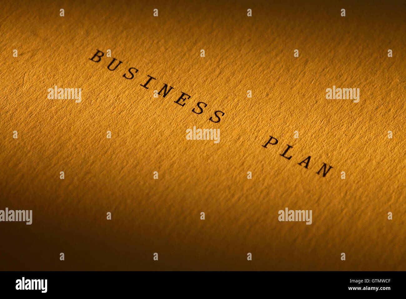 Plan de negocios Foto de stock