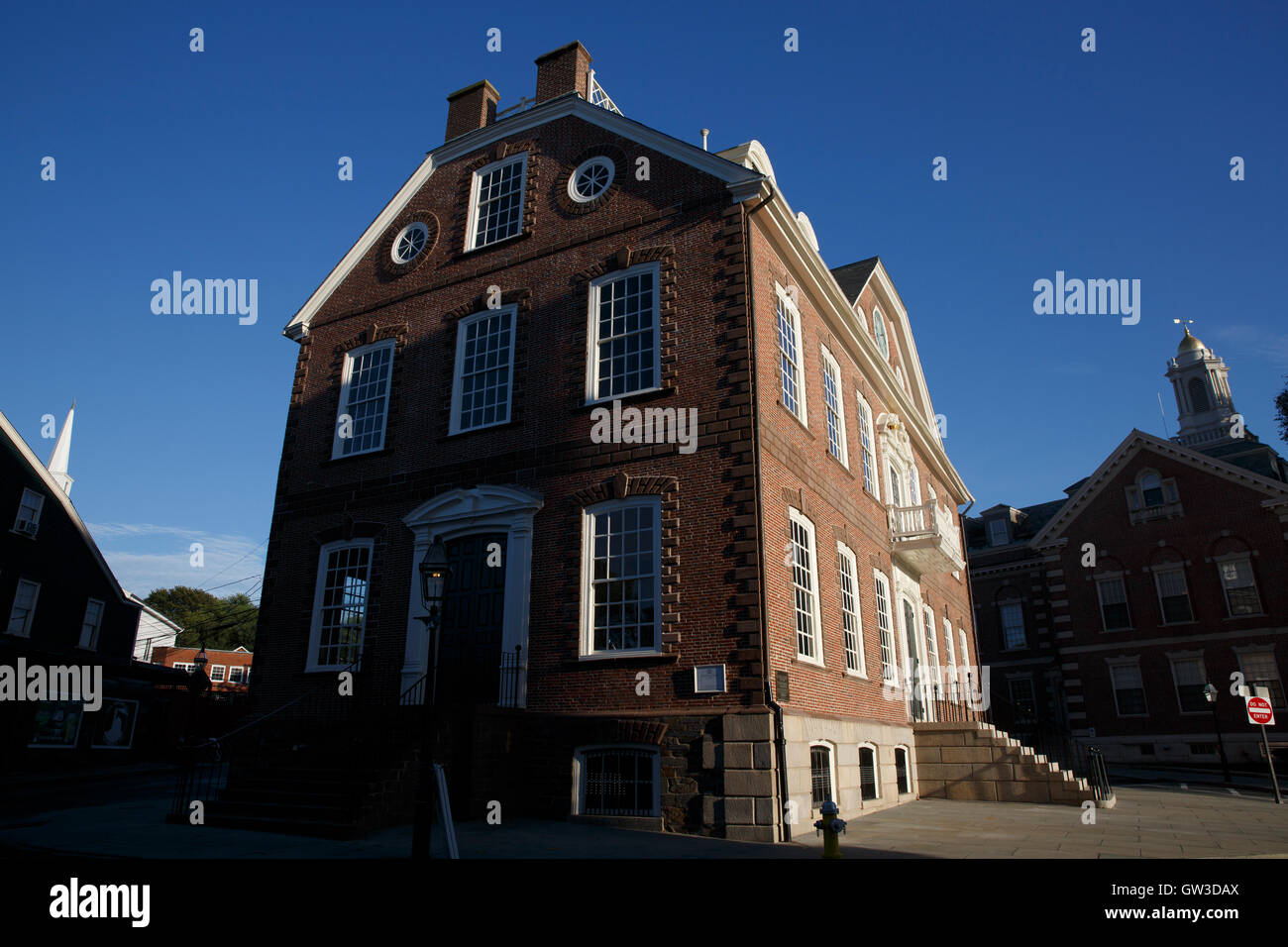 Old Colony House, en Newport, Rhode Island Foto de stock