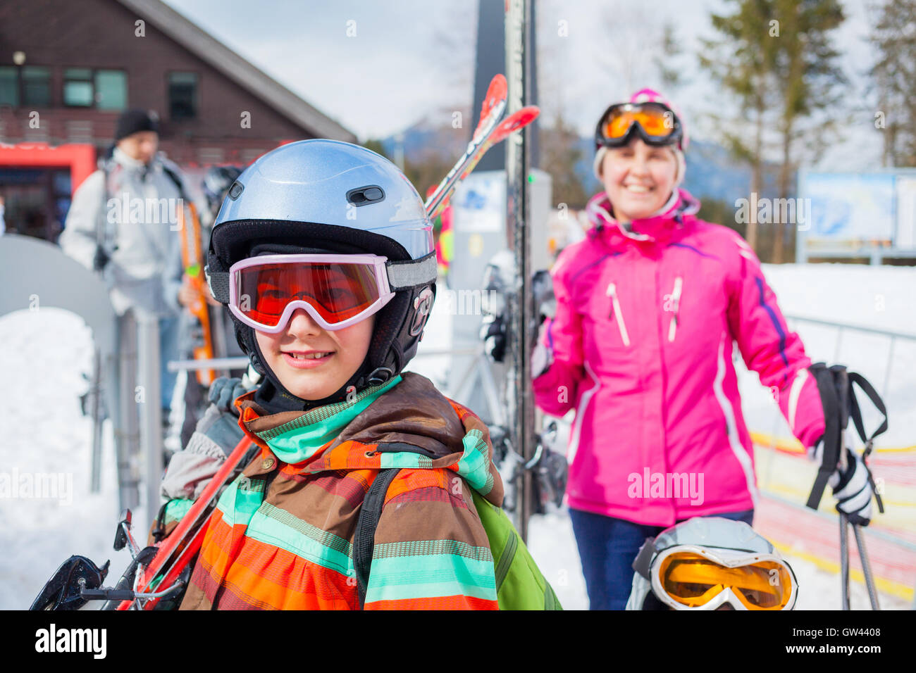 Gorro para snow/esquí esquí y nieve Hombre y Mujer Snowflake Black Negro