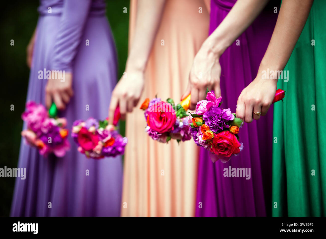 Ramo De Dama De Honor Fotos e Imágenes de stock - Alamy