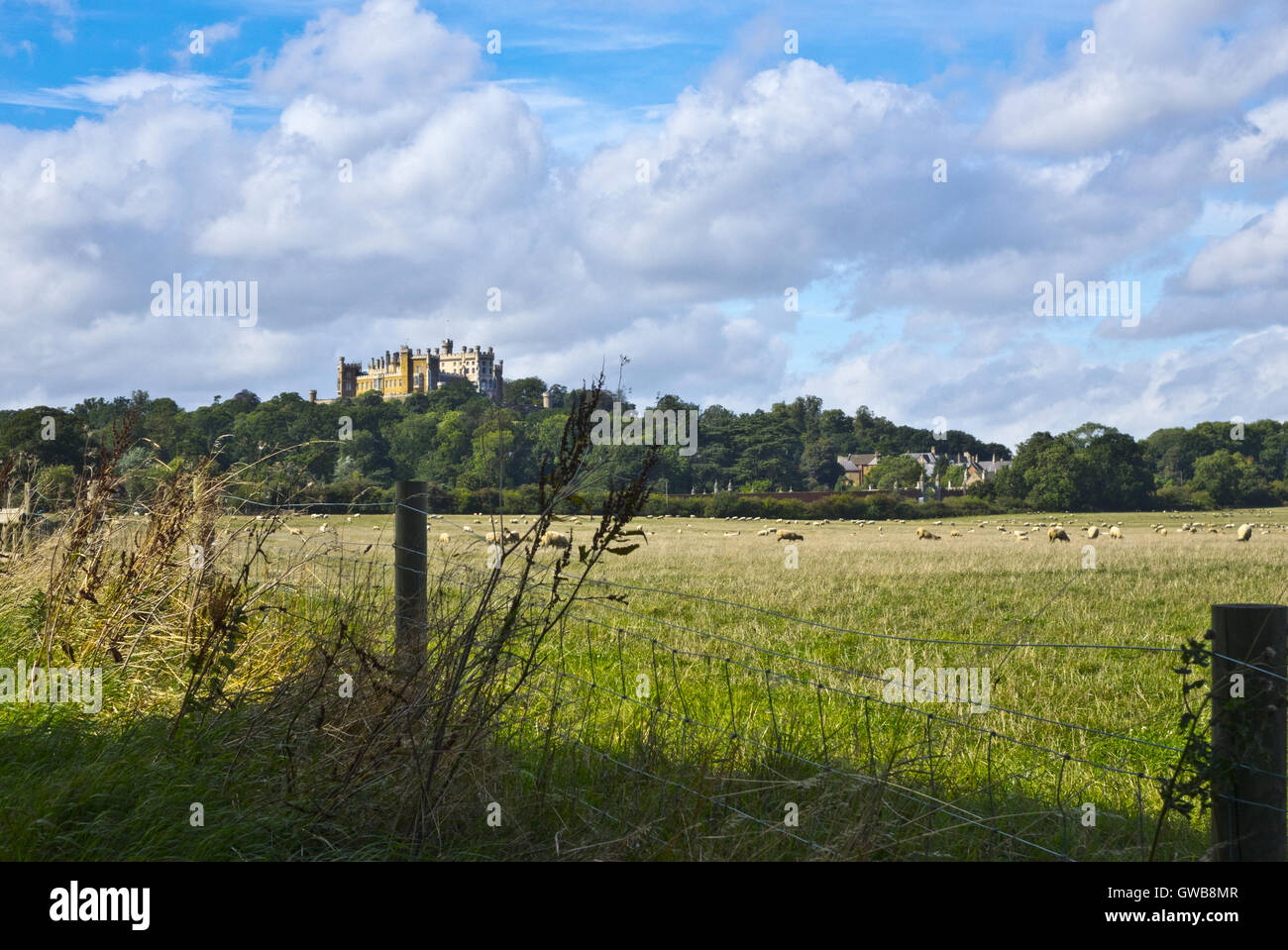 Castillo de Belvoir Leicestershire, Inglaterra Foto de stock