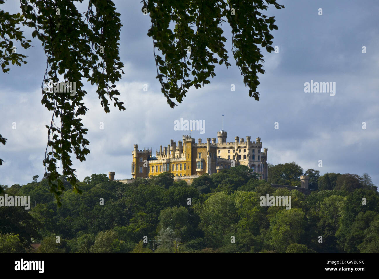 Castillo de Belvoir Leicestershire, Inglaterra Foto de stock