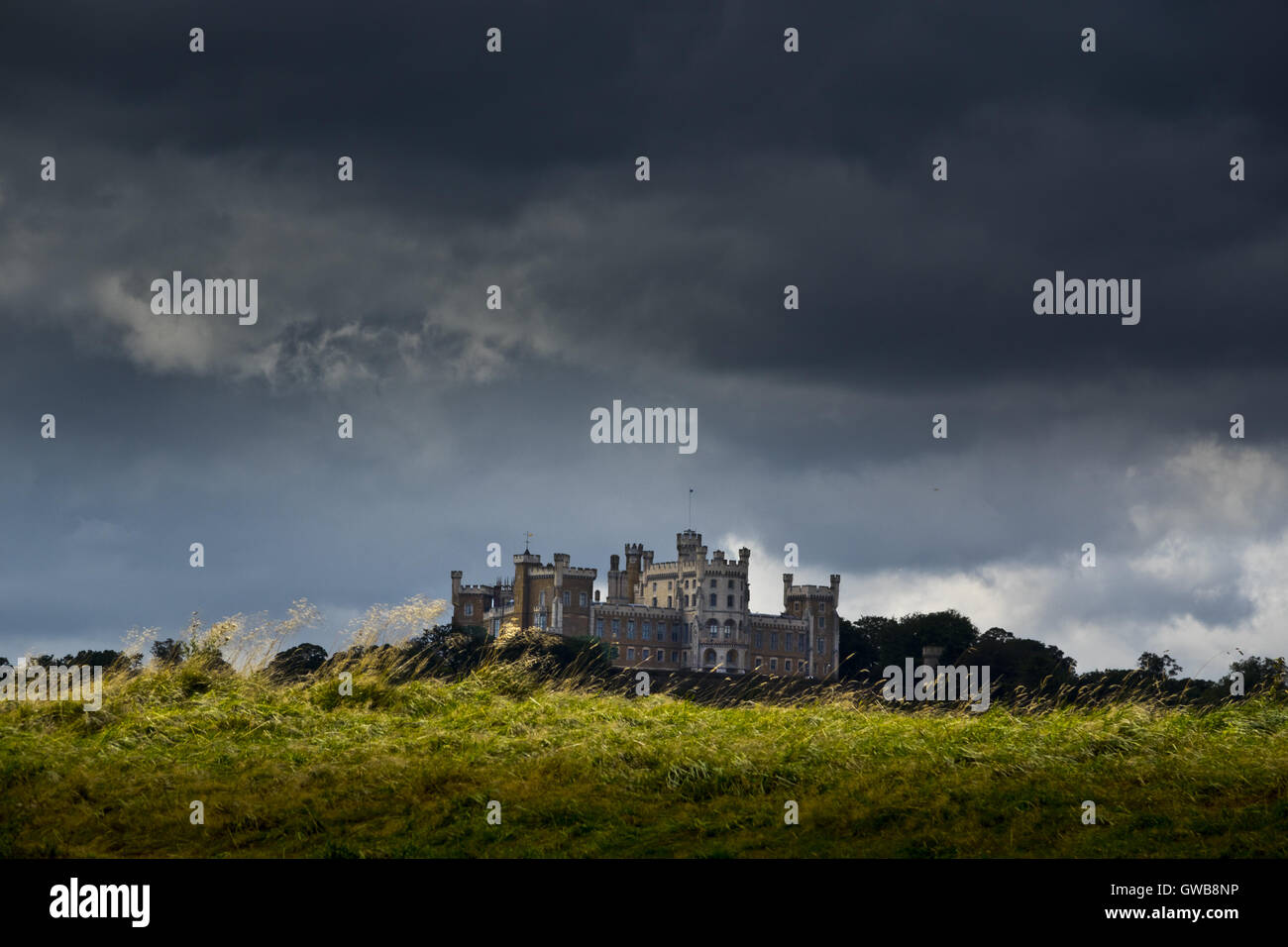 Castillo de Belvoir Leicestershire, Inglaterra Foto de stock