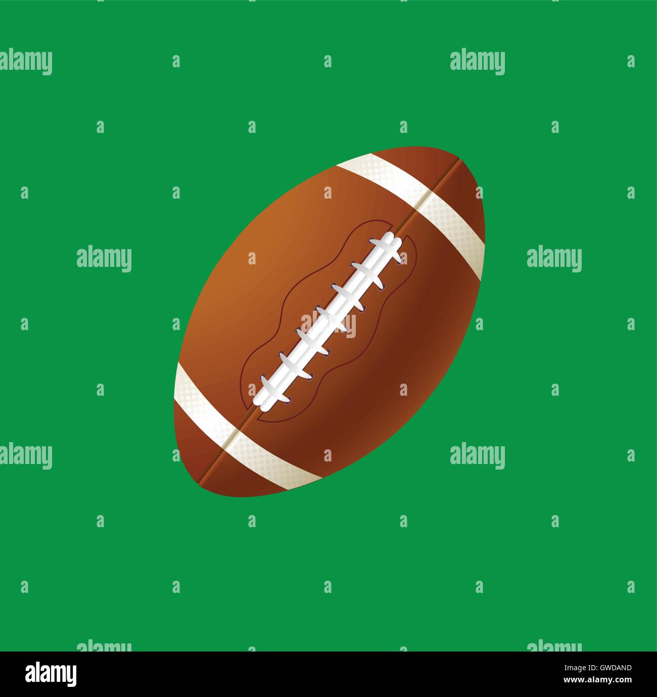 Ilustración vectorial del deporte balón de fútbol americano Ilustración del Vector