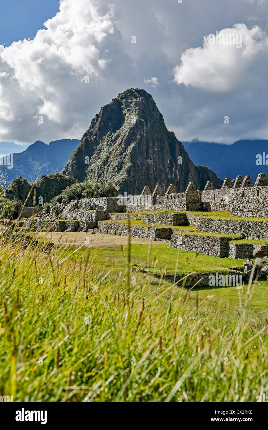 Las ruinas de Machu Picchu, Cusco, Perú Foto de stock