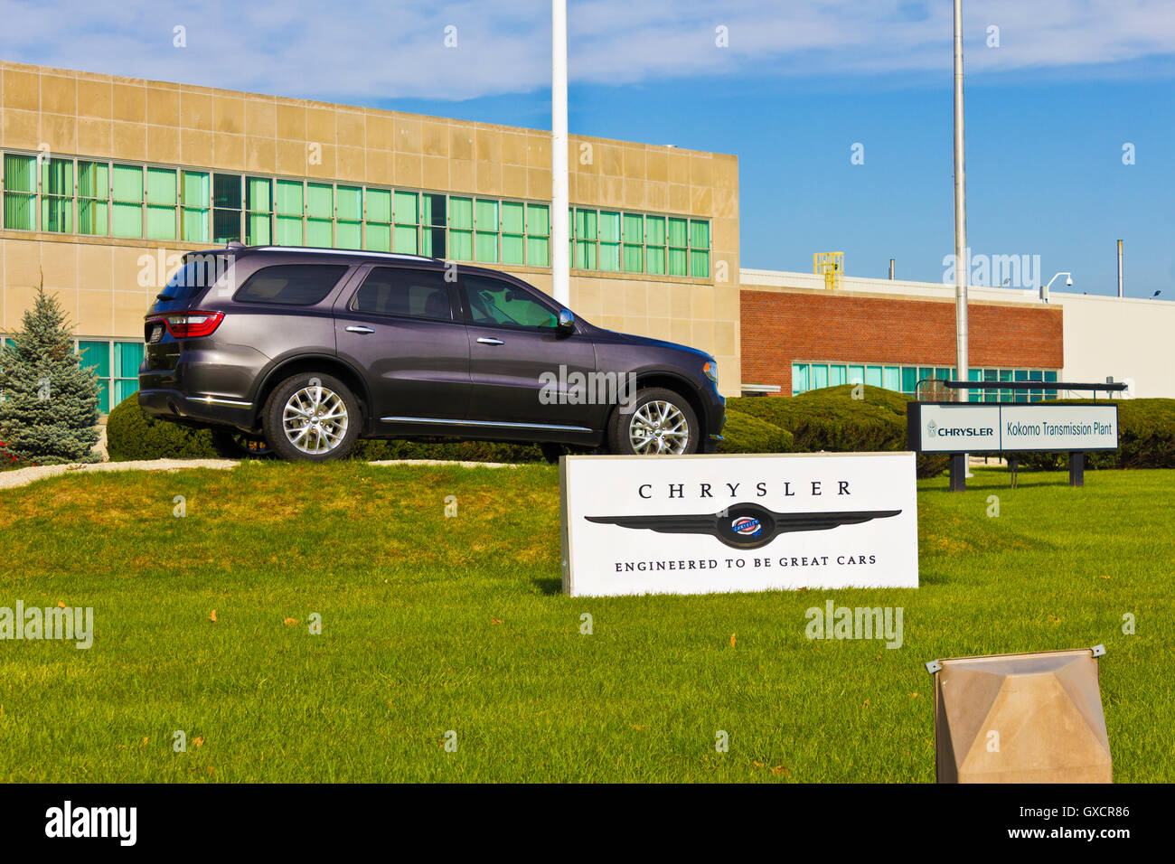 Kokomo: Circa Noviembre 2015: FCA Chrysler Transmisión Planta II Foto de stock