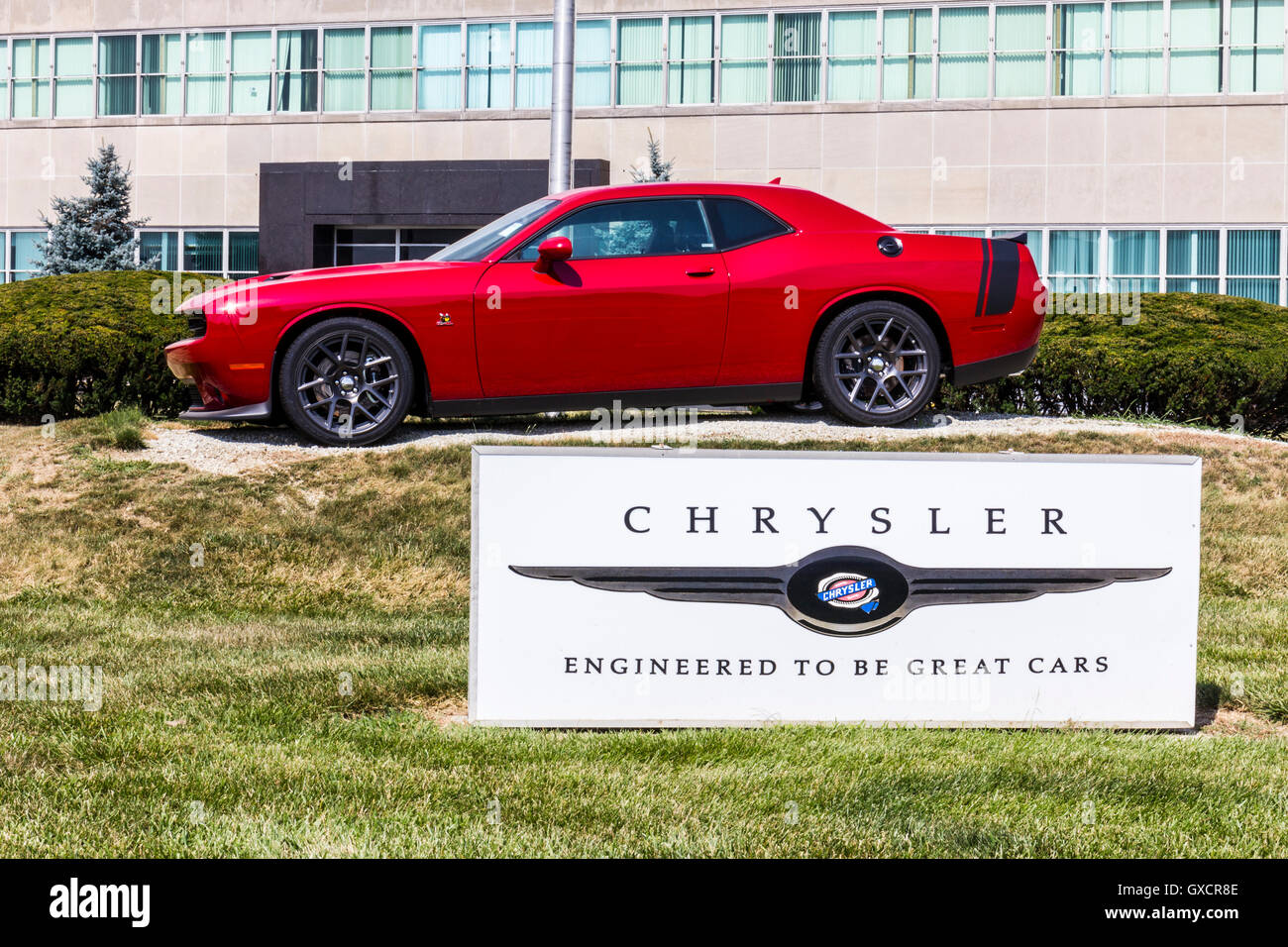Kokomo: Circa Noviembre 2015: Planta de Transmisiones de Chrysler FCA III Foto de stock