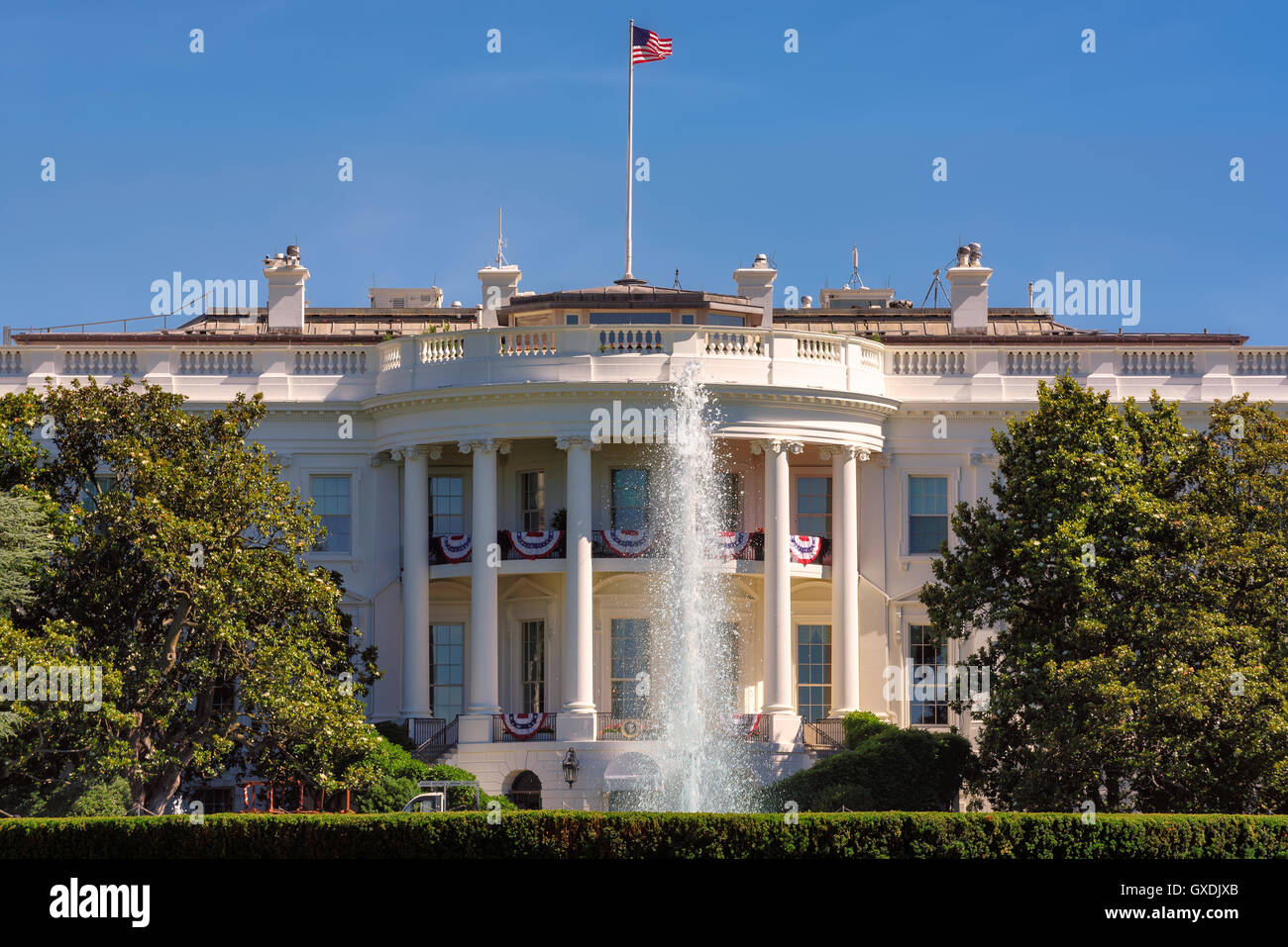 La Casa Blanca en Washington D.C. Foto de stock