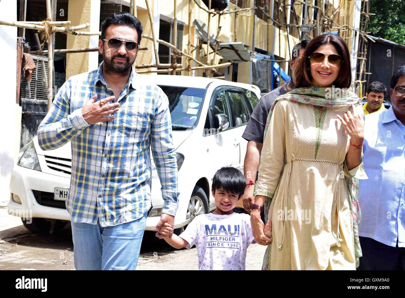 Actriz de Bollywood Shilpa Shetty Raj Kundra hijo Viaan Murtikar