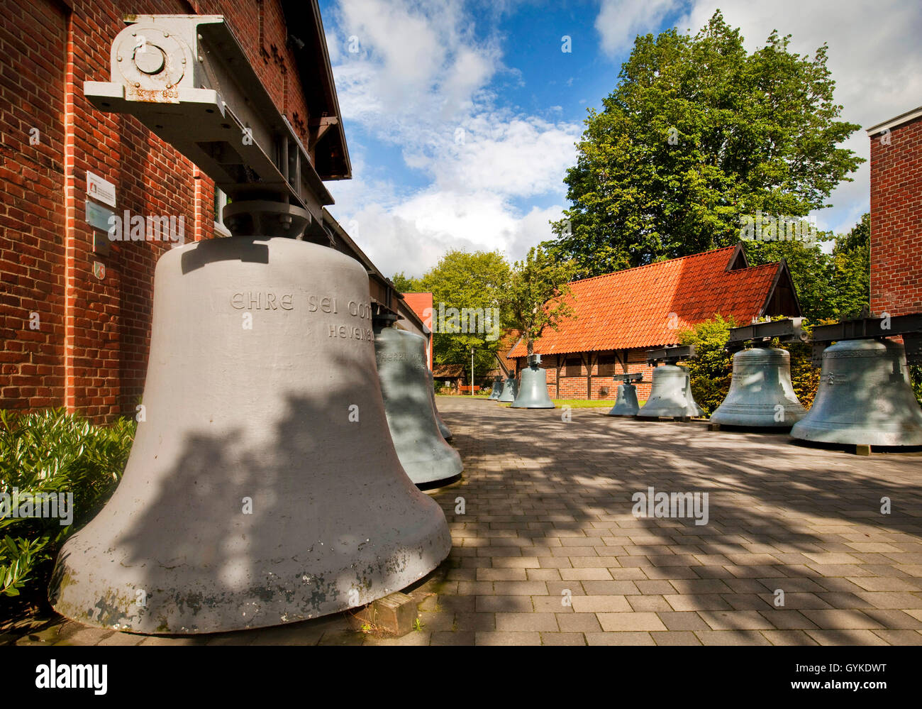 Westfaelisches Glockenmuseum Westfalia, Bell Museum, en Alemania, en Renania del Norte-Westfalia, Gescher Foto de stock