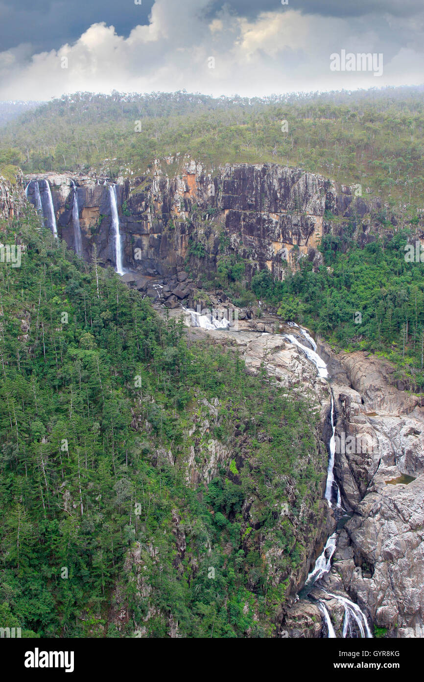 Blanco cae en el norte tropical de Queensland Australia Foto de stock